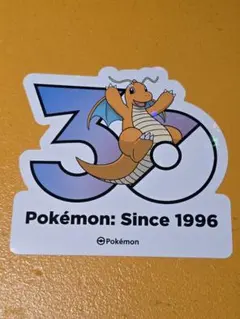 韓国限定 ポケモン ポップアップ 30周年 ステッカー シール カイリュー