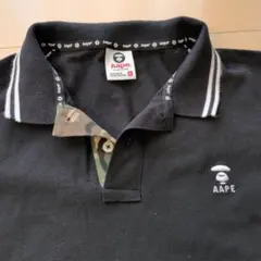 AAPE ブラック ポロシャツのサムネイル