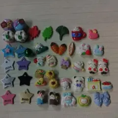 カラフルなデコレーションパーツセット