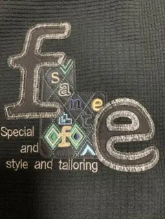 【100%完全未着用新品】　サンタフェ　刺繍入り高級セーター　Lサイズ
