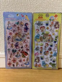 プチドロップステッカー ディズニー 2種セット 正規品 b
