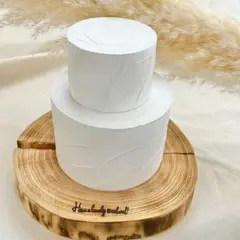 クレイケーキ　フェイクケーキ　ムラ塗り土台