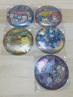 サンリオ　キラキラBIG缶バッジ2 (5点セット)