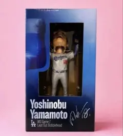 ア*輩様 山本由伸 ボブルヘッド dodgers GAME7 Last Out - メルカリ