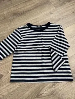 COMME CA ISM 長袖Tシャツ 110A ストライプ