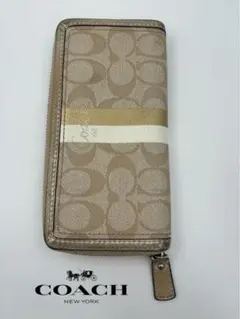 【使用感あり】COACH コーチ　長財布　シグネチャー