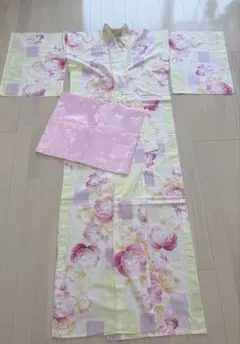 花柄浴衣 帯セット 花柄のサムネイル