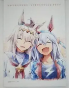 ウマ娘シンデレラグレイ 描きおろしタペストリーF賞 オグリキャップ タマモクロス