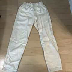 GU ホワイト チノパン ゴムウエスト