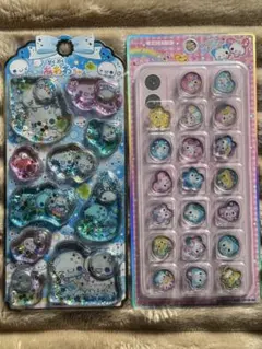 【正規品】あわわちゃん　ウォーターインシール　　キラコロおはじきシール