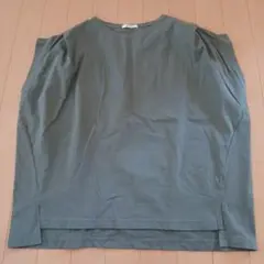 グレーカーキ フレンチスリーブ Tシャツ
