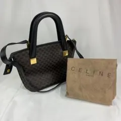 ★CELINE セリーヌ マカダム プレート ロゴ 金具 2way PVCのサムネイル