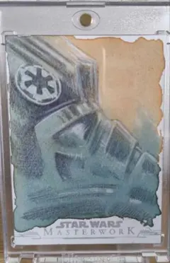 star wars sketch スケッチ　カード Topps Star Wars Masterwork 2024 Stormtrooper Sketch Card 1/1 Emrah