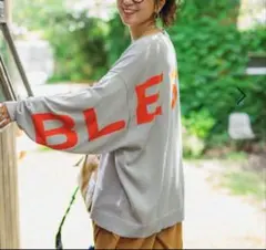 ニコアンド［be with M］Misayoバックロゴカーディガン