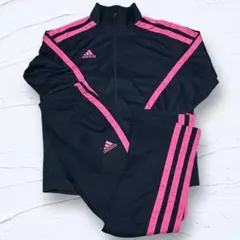 アディダス　ジャージ　上下セット　ピンク　Lサイズ