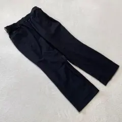 P2Pants ストレッチパンツ ブラック ウエストゴム カジュアル Lサイズ