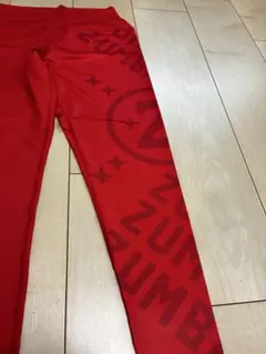 ZUMBA フィットネスウェア レギンス レッドのサムネイル