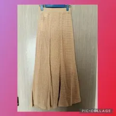 【新品タグ付】BABYLON　ベージュ　レースフレアスカート