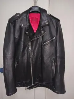 値下げ交渉有り HUGO BOSS レザー ライダース ジャケット ラムレザー