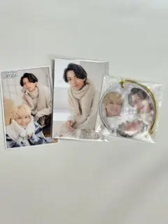 king&prince永瀬廉トレカ2種　キーホルダーセット