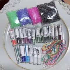 デリカビーズ ビーズセット 多色 手芸用 ハンドメイド アクセサリー
