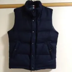 ネイビー ダウンベスト