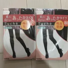 Tuché 吸湿発熱タイツ 80デニール M-L