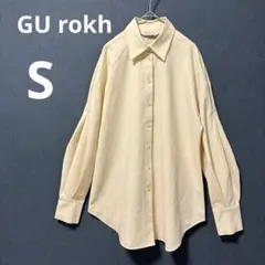 GU rokhロク コラボ S ナチュラル 長袖シャツ ブラウスのサムネイル