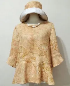 着物リメイク：チュニック(ネックレス付)のサムネイル