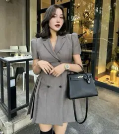 シェリエsheller classical jacket dress新品タグ付き - メルカリ