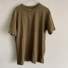 UNIQLO Uオリーブ クルーネック Tシャツ L