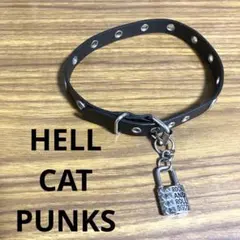 hellcatpunks ヘルキャットパンクス　チョーカー　首輪　南京錠　ロック