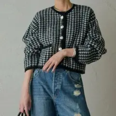 Loungedressモヘアツイードカーデのサムネイル
