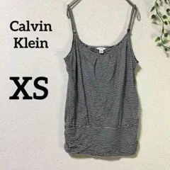 カルバンクライン タンクトップ 【XS】 白 黒 ボーダーのサムネイル
