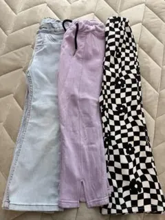 キッズ フレアパンツ 3点セット