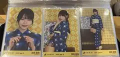 乃木坂46 生写真 浴衣 コンプ 3種 岡本姫奈 - メルカリ