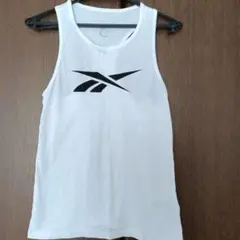 Reebok ホワイト タンクトップ М