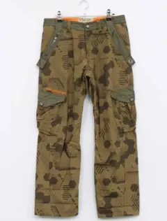 B*Y様 00s 55DSL DIESEL 総柄　カーゴパンツ　デザインパンツ