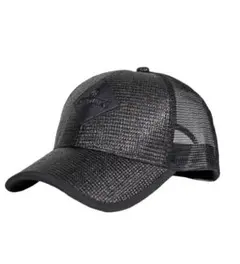 乗馬用品　ケンタッキー ブラックメッシュキャップ ロゴ入り