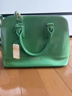 Samantha&chouette グリーン ハンドバッグ