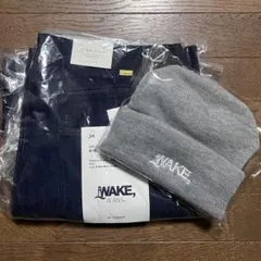 wake sapporo - メルカリ wake sapporo デニムニット帽２つセット
