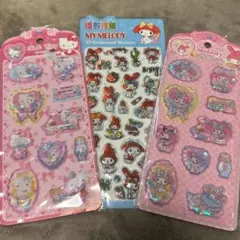 キティ　マイメロ　ウォーターシール　ボンボンドロップ風