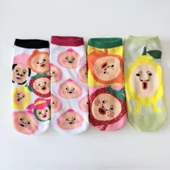 こびとづかん　レディースソックス　4足セット