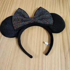 ミッキー耳カチューシャ カラフルビーズ