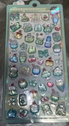 ボンボンドロップシール クリームソーダ メロンソーダ