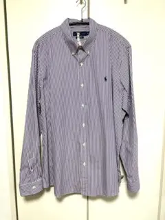 Ralph Lauren ストライプ長袖シャツ xxl ラルフローレン