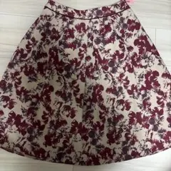 【セール】Ketty ケティ 花柄 フレアスカート ひざ丈