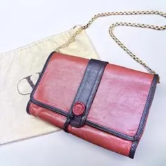 VALENTINO ヴィンテージ クラッチバッグ チェーンショルダー レザーのサムネイル
