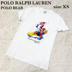 【極美品】POLO RALPH LAUREN ポロベア Tシャツ XS 白