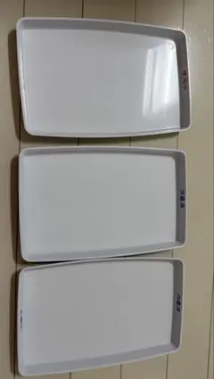 【美容師国家試験】器具皿　3枚セット 使用中 消毒済のサムネイル